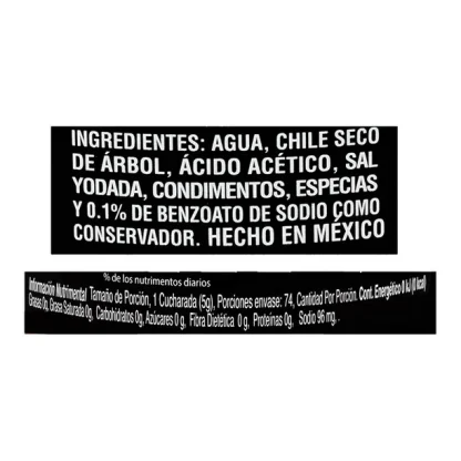 Salsa Valentina Etiq. Negra 370 ml. – Bild 2