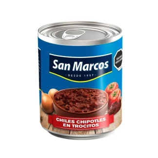 Chiles Chipotle Adobado Lata 215 gr. San Marcos