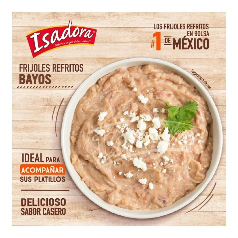 Frijoles Bayos Refritos 430 gr. Isadora - Image 2