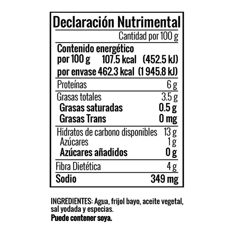 Frijoles Bayos Refritos 430 gr. Isadora - Image 3
