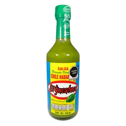 Salsa Habanera Verde 120 ml. El Yucateco