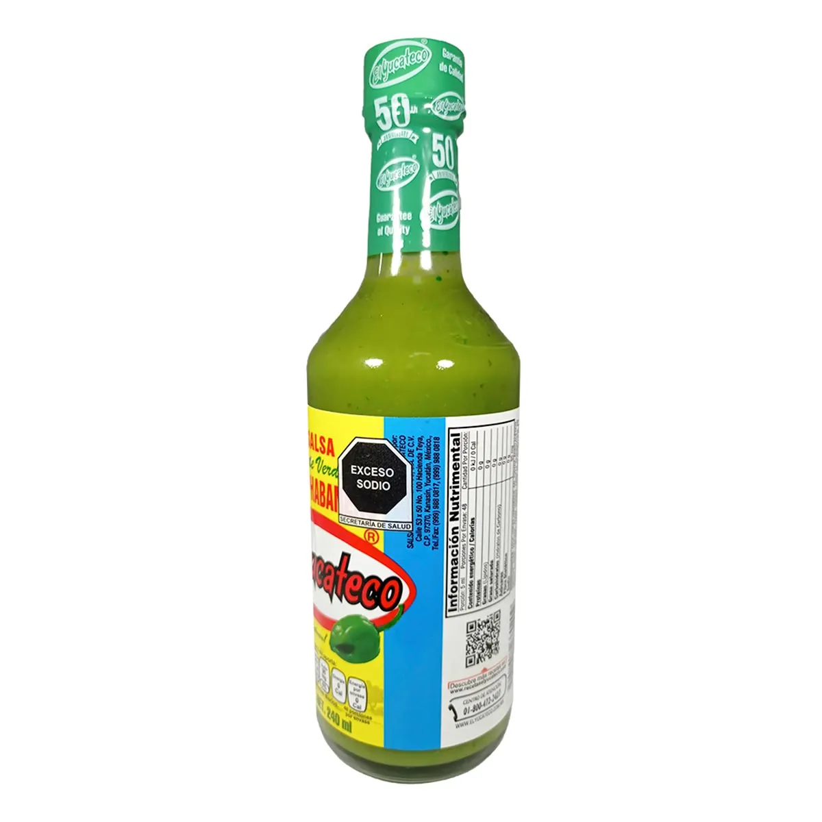 Salsa Habanera Verde 120 ml. El Yucateco - Image 2