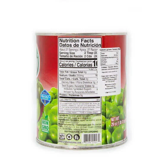 Tomatillo Verde Entero 822 gr. Carey - Image 2