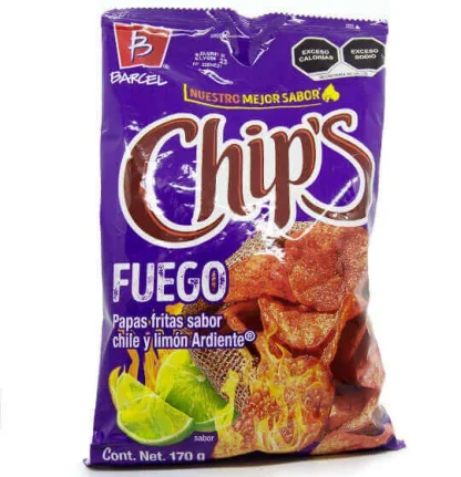 Chips Fuego Limón 170 gr. Barcel