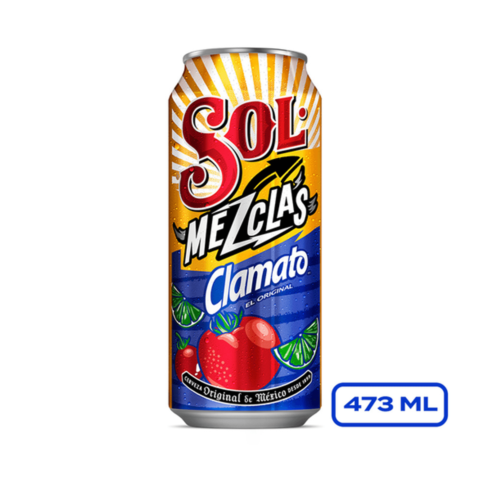 Cerveza Sol lata Clamato