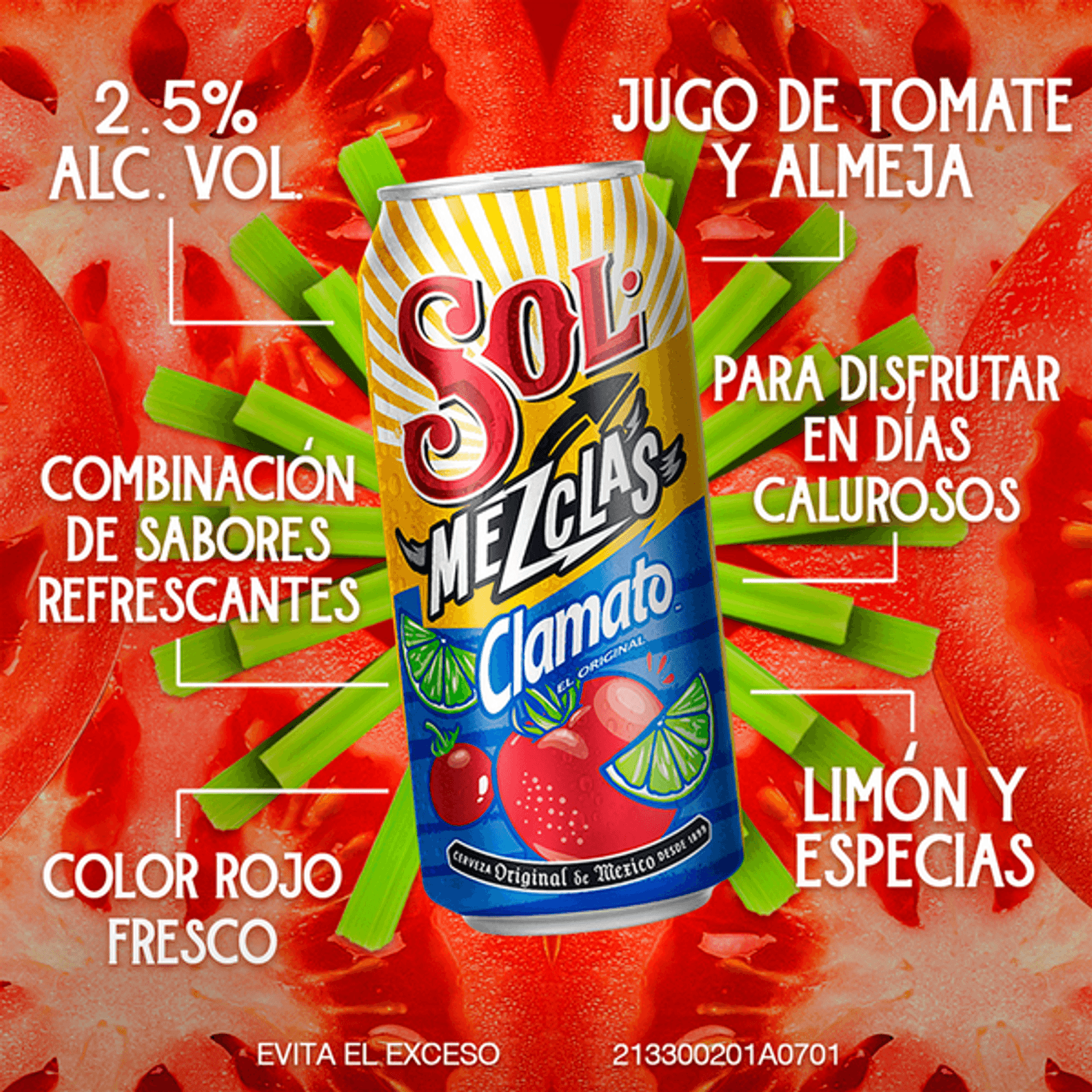 Cerveza Sol lata Clamato - Image 2
