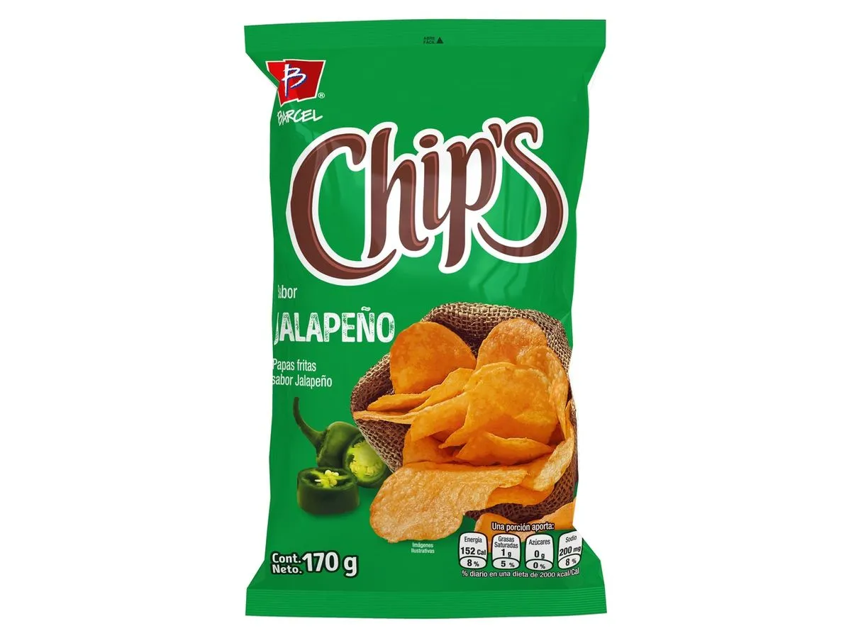 Chips Jalapeño 170 gr. Barcel