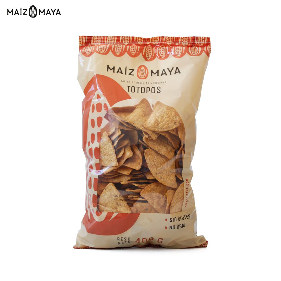Totopos Maíz Maya 400gr.